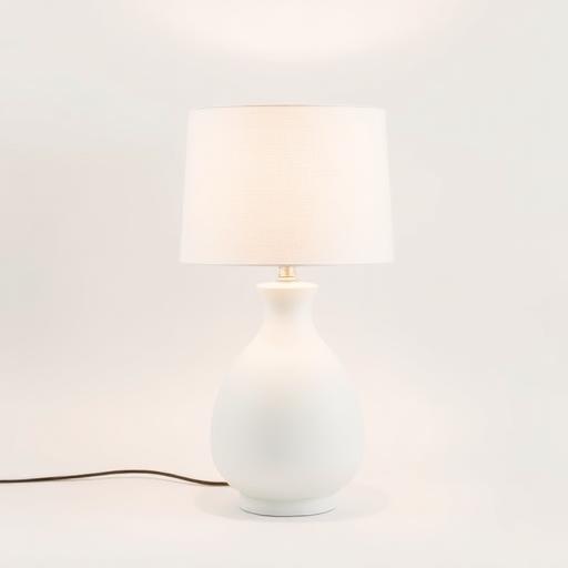 Marcella Arc Floor Lamp, Sand linen shade